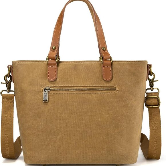 x Lee Waxed Canvas Tote Bag for Women Work Small Vintage Shoulder Bag and Handba - Picture 6 of 7